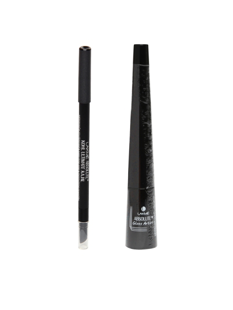 

Lakme Set Of Kajal & Eyeliner, Black