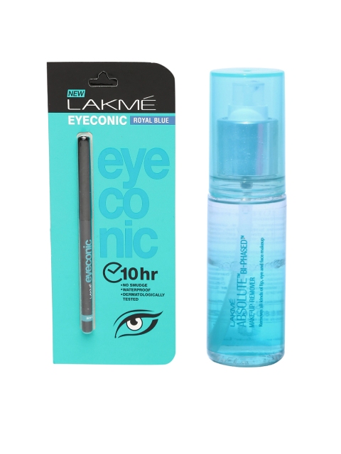 

Lakme Set Of Kajal & Make-Up Remover, Blue