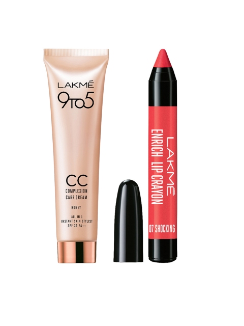 

Lakme CC Cream & Lip Crayon, Pink
