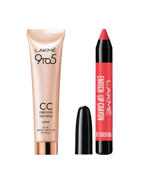 

Lakme CC Cream & Lip Crayon, Pink