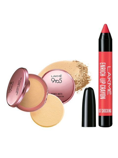 

Lakme Foundation & Lip Crayon, Beige