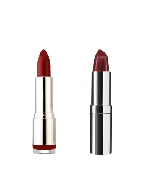 

Colorbar Velvet Matte Wine Blush & Velvet Matte Set Of 2 Lipstick, Purple