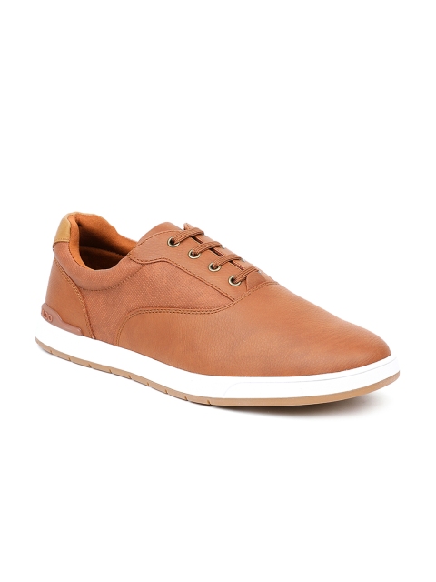 

ALDO Men Brown Solid Sneakers