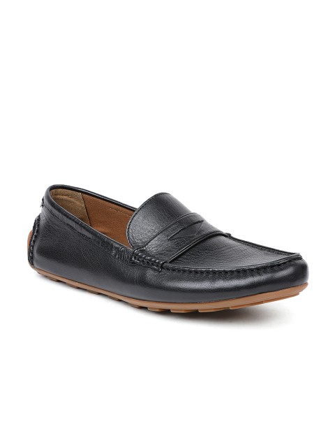 

ALDO Men Black Leather Loafers