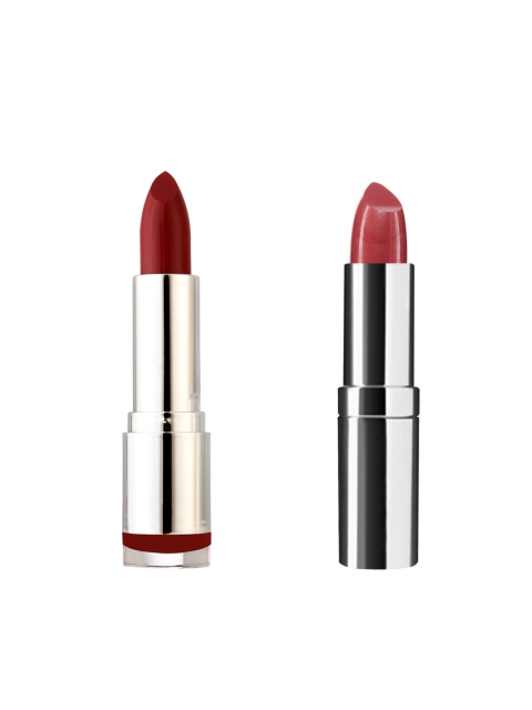 

Colorbar Set Of 2 Velvet Matte Lipsticks, Maroon