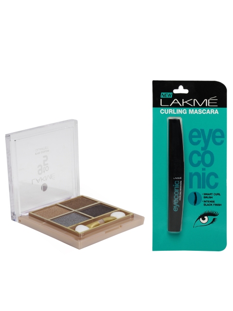 

Lakme Set of Eye Color Quartet & Mascara, Multi