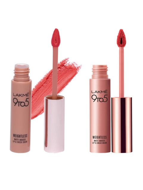 

Lakme Set of 2 Lip & Cheek Colours, Pink