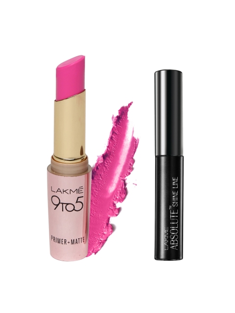 

Lakme Set of Eye Liner & Lipstick, Pink