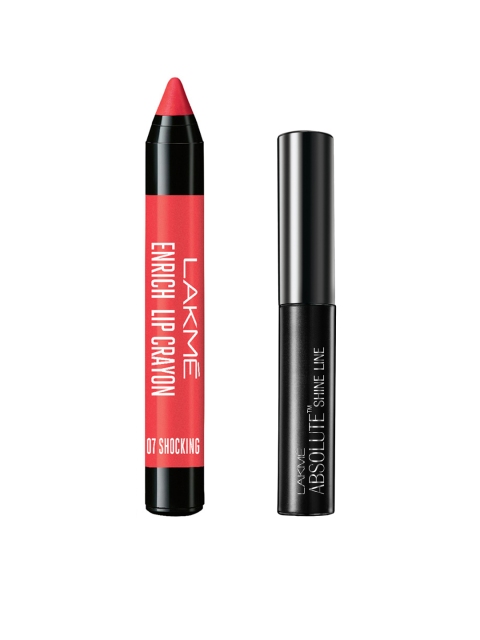 

Lakme Set of Eye Liner & Lipstick, Black