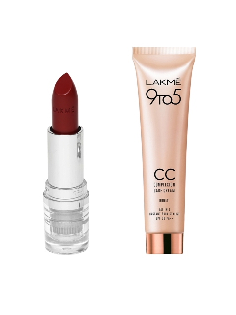 

Lakme Set of Lipstick & CC Cream, Pink