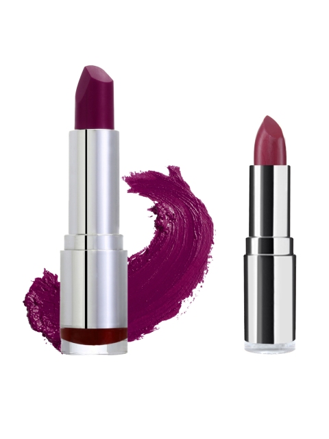 

Colorbar Set of 2 Velvet Matte Lipsticks, Purple