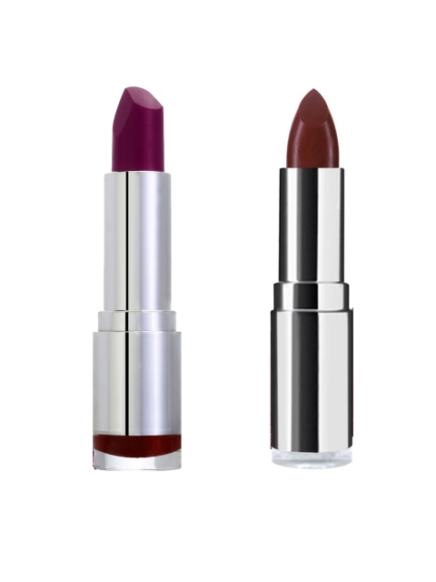 

Colorbar Set of 2 Velvet Matte Lipsticks, Purple