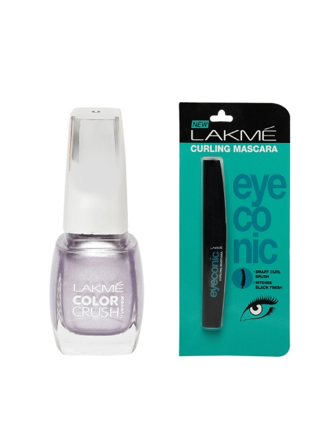 

Lakme Set Of Mascara & Nail Polish, Black