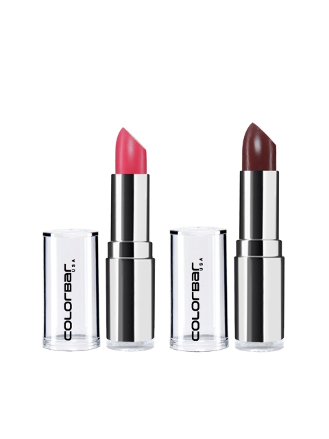 

Colorbar Set of 2 Velvet Matte Lipsticks, Brown