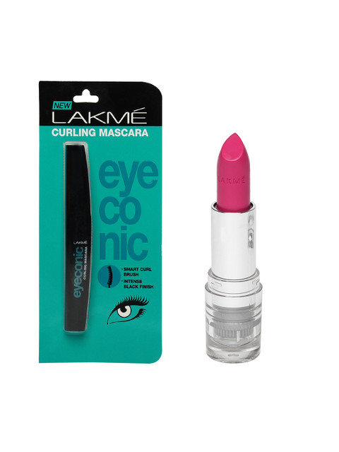 

Lakme Set of Lipstick & Mascara, Black