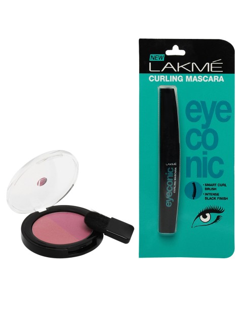 

Lakme Set of Blush & Mascara, Pink