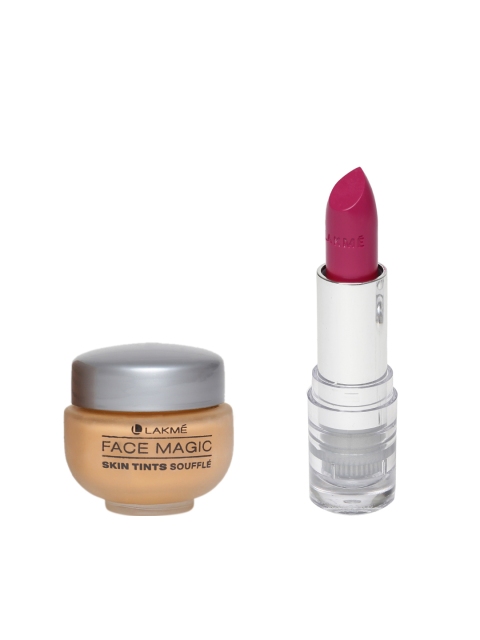 

Lakme Set of Lipstick & Tints Souffle, Pink