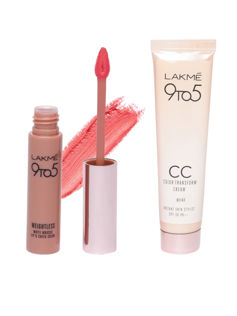 

Lakme Lipstick with Color Transformation Cream & Lipstick, Pink