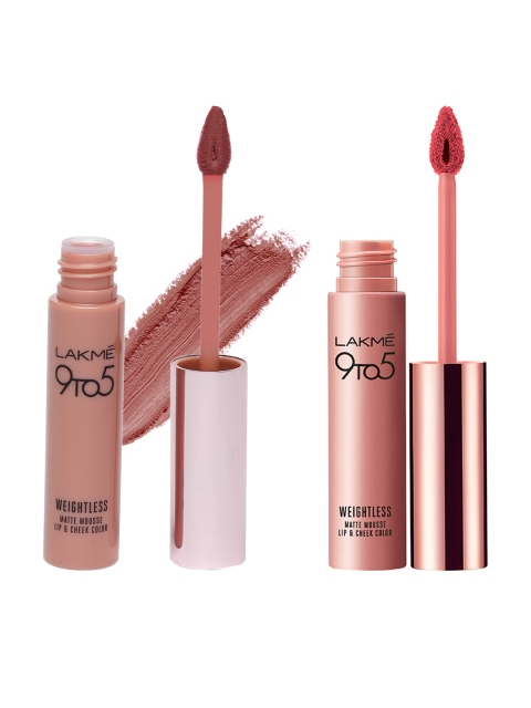 

Lakme Set of 2 Lip Colour, Pink