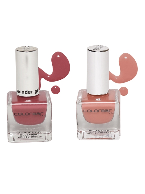 

Colorbar Set Of 2 Nail Lacquer, Mauve