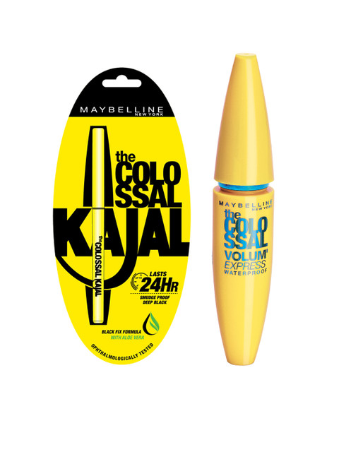 

Maybelline New York Set of Kajal & Mascara, Black