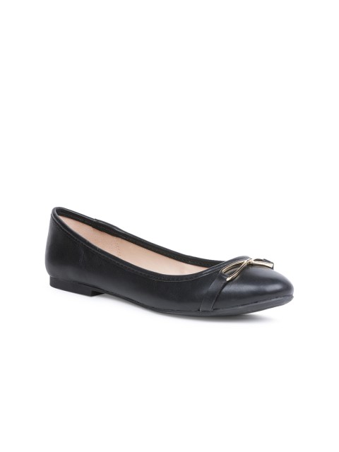 

ALDO Women Black Solid Canvas Ballerinas