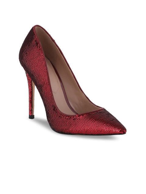 

ALDO Women Maroon Solid Pumps