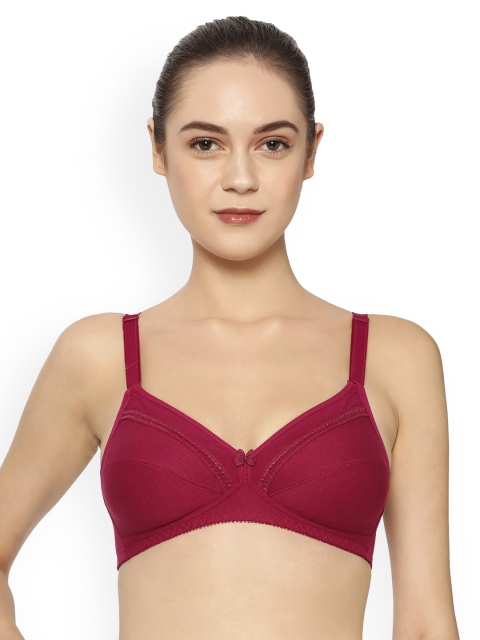 

Triumph Comfort 63 Wireless Non Padded Everyday Cotton Bra, Magenta