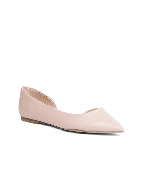 

ALDO Women Pink Solid Synthetic Ballerinas