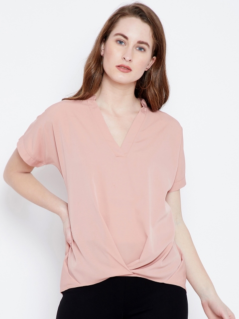 

Berrylush Women Pink Solid Top