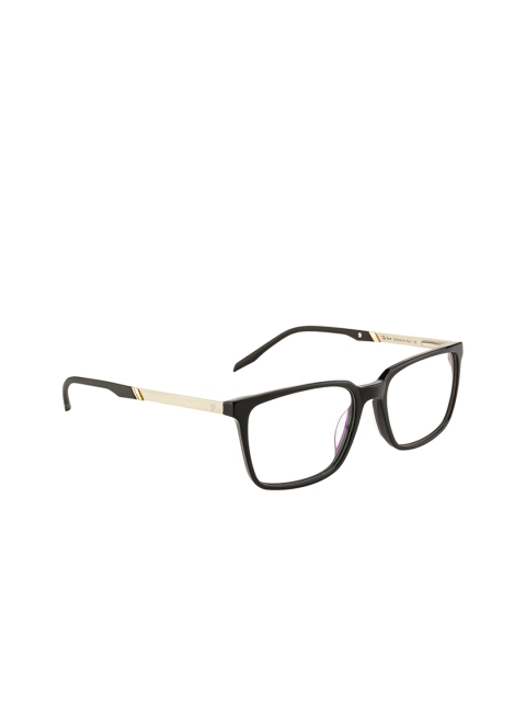 

Ted Smith Unisex Black Solid Full Rim Square Frames TS-8026_C6
