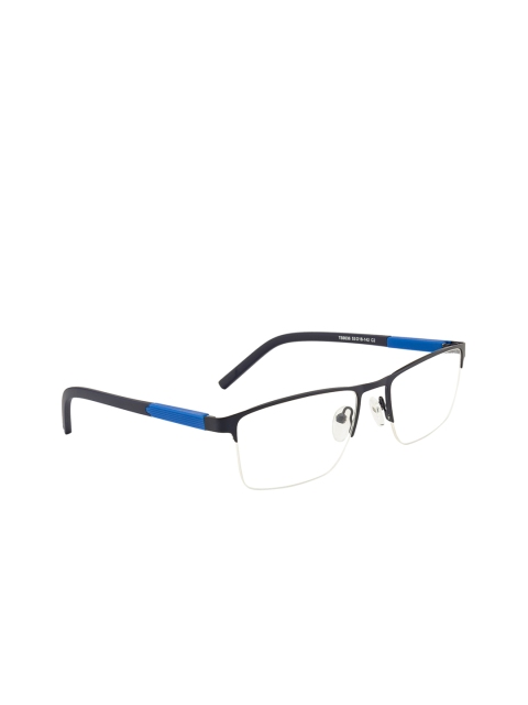 

Ted Smith Unisex Blue Solid Half Rim Rectangle Frames TSM9036_C2