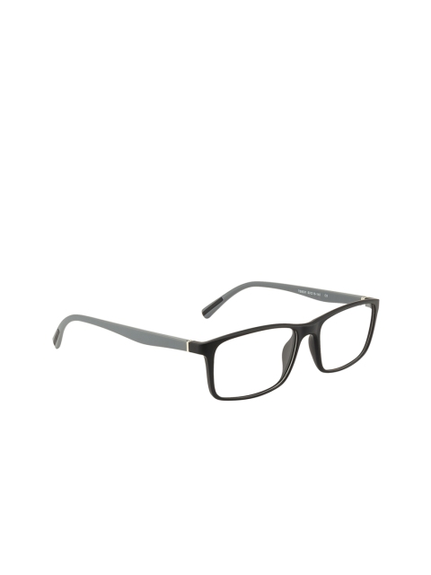 

Ted Smith Unisex Black & Grey Solid Full Rim Wayfarer Frames