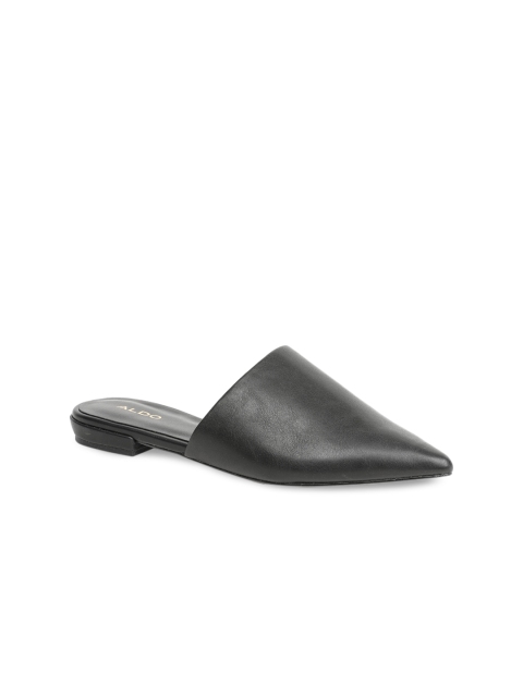 

ALDO Women Black Solid Synthetic Mules
