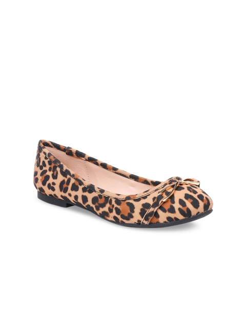 

ALDO Women Brown Printed Synthetic Ballerinas