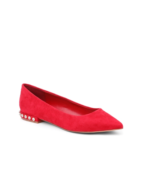 

ALDO Women Red Solid Synthetic Ballerinas