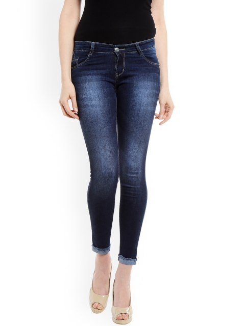 

fungus Women Blue Slim Fit Low-Rise Clean Look Stretchable Jeans
