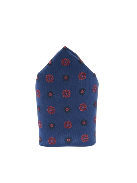 

Tossido Men Blue Self Design Pocket Square