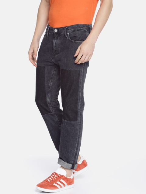 

Calvin Klein Jeans Men Black Slim Fit Mid-Rise Clean Look Jeans
