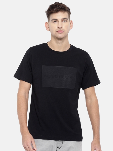 

Calvin Klein Jeans Men Black Printed Round Neck T-shirt