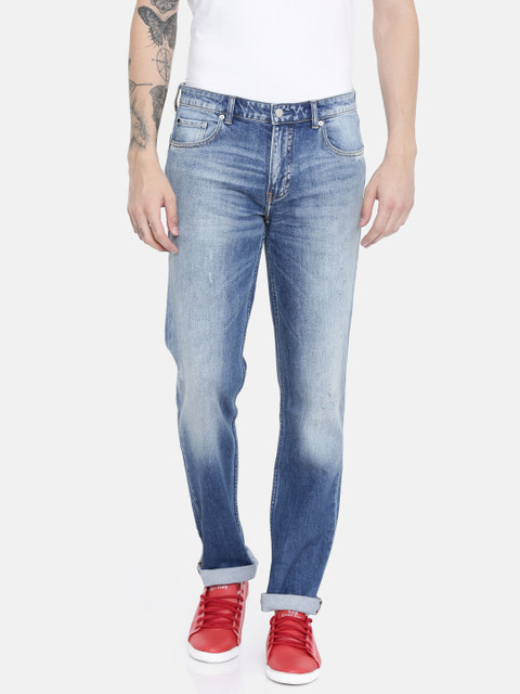 

Calvin Klein Jeans Men Blue Slim Fit Mid-Rise Clean Look Stretchable Jeans