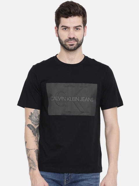 

Calvin Klein Jeans Men Black Printed Round Neck T-shirt