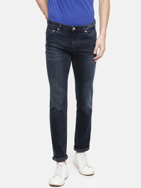 

Calvin Klein Jeans Men Blue Regular Fit Mid-Rise Clean Look Stretchable Jeans