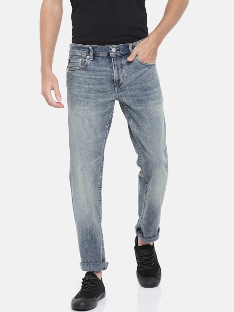 

Calvin Klein Jeans Men Blue Slim Fit Mid-Rise Low Distress Stretchable Jeans