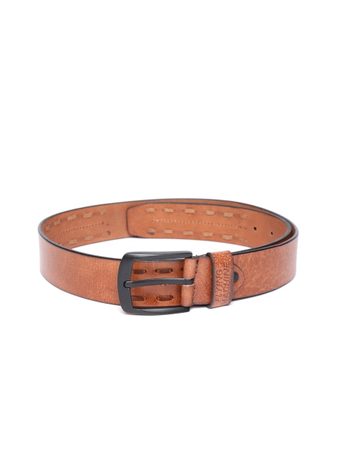

Flying Machine Men Tan Brown Leather Belt
