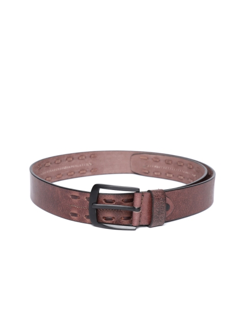 

Flying Machine Men Brown Leather Belt