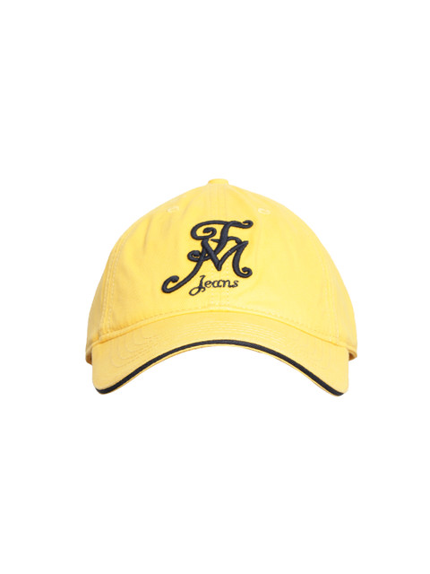 

Flying Machine Men Yellow Embroidered Baseball Cap