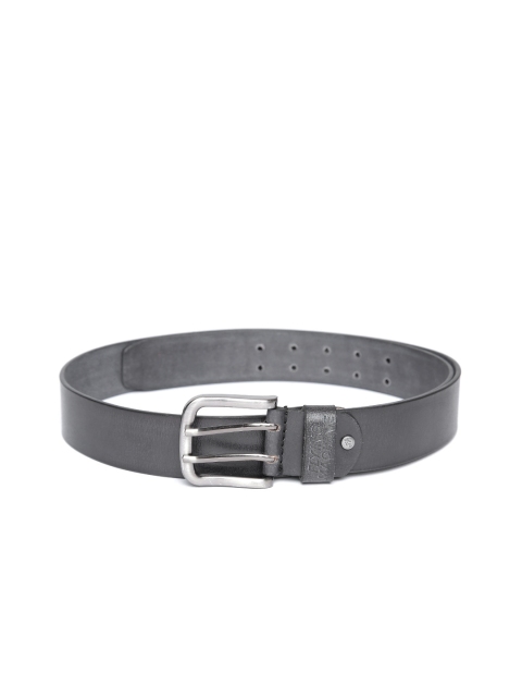 

Flying Machine Men Black Solid Belt