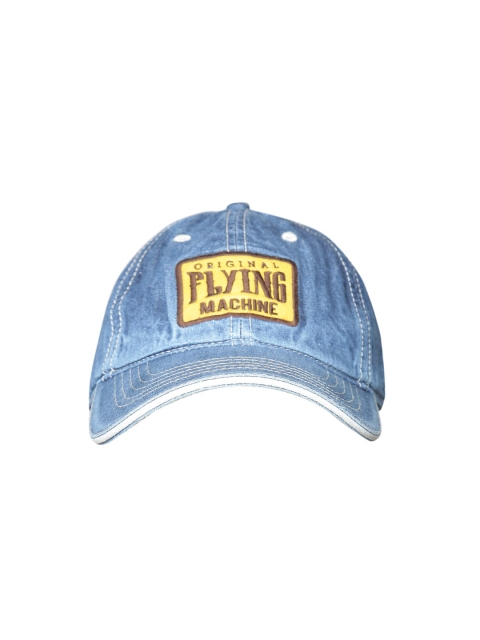 

Flying Machine Men Blue Embroidered Baseball Cap