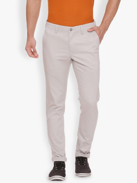 

Basics Men Beige Tapered Fit Solid Chinos